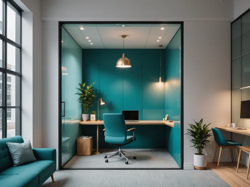 Private pod workspace for one or two people
